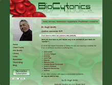 Tablet Screenshot of biocytonics.com